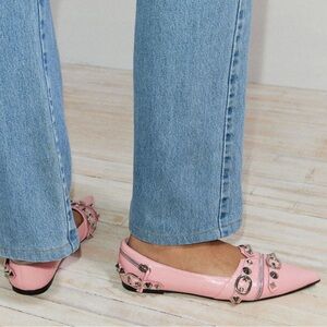 NWOT Jeffrey Campbell Roxine Studded Flat | 7